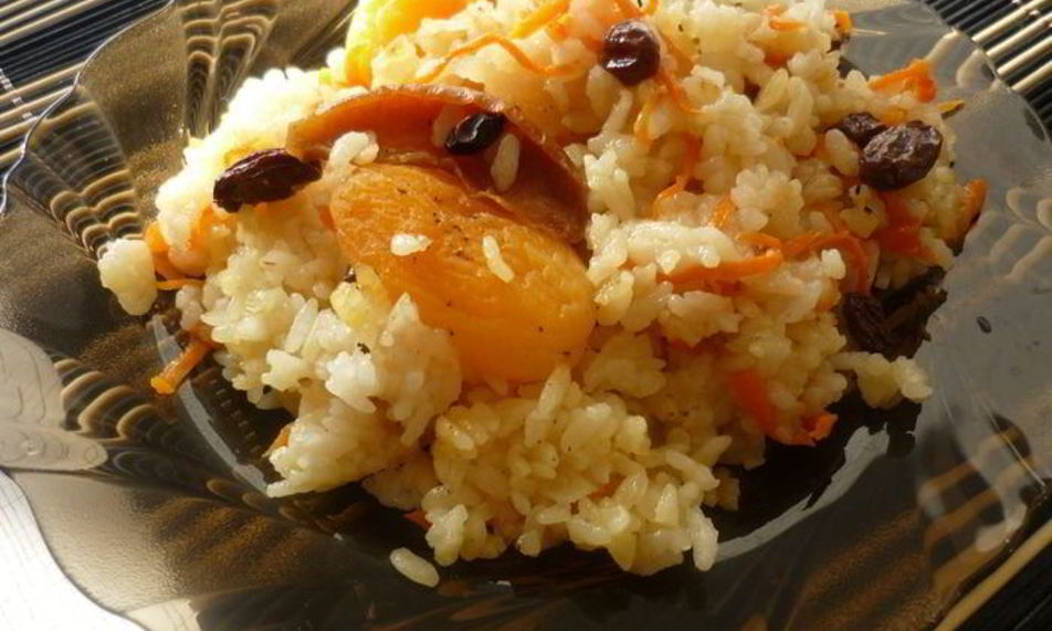 Рецепт постного фруктового плова