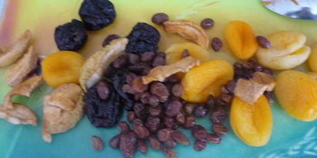 постный фруктовый плов