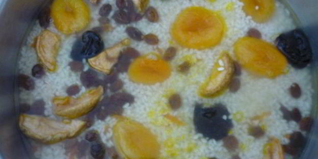 постный фруктовый плов