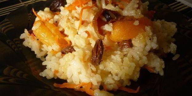 постный фруктовый плов