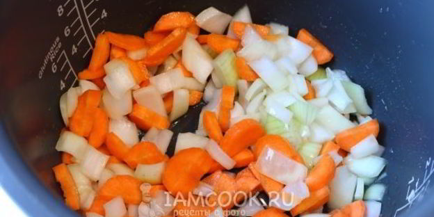 постный плов с грибами в мультиварке