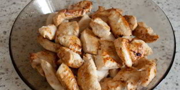 рисовый пилав с курицей и миндалем