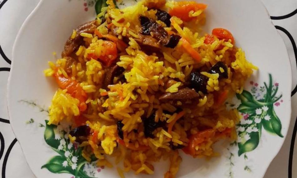 Рецепт сладкого плова в мультиварке с сухофруктами, изюмом