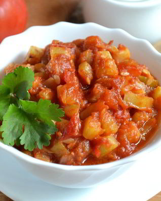 Диетическое рагу из кабачков