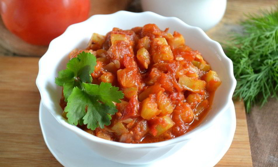 Рецепт диетического рагу из кабачков