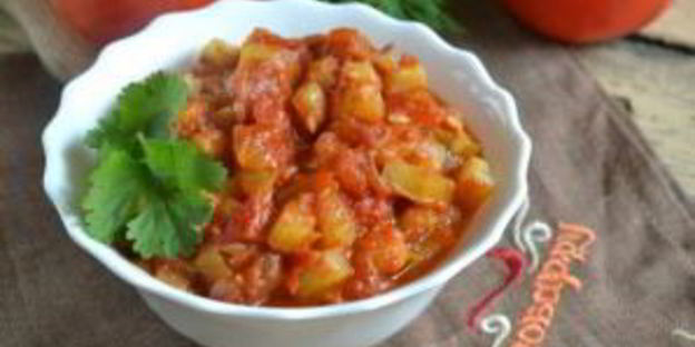 диетическое рагу из кабачков