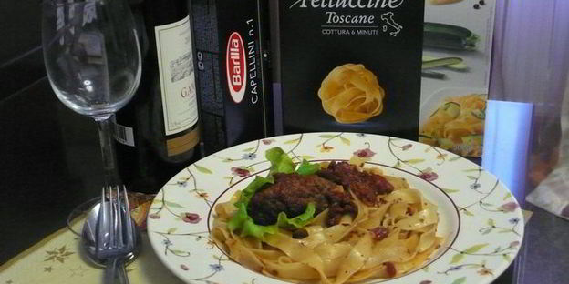 феттучине с рагу по-неаполитански