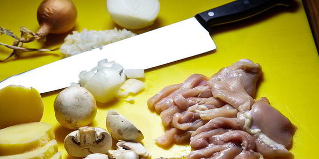 фрикасе из курицы с картофелем