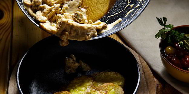 фрикасе из курицы с картофелем