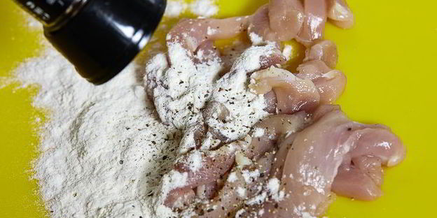 фрикасе из курицы с картофелем