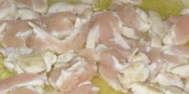 фрикасе из курицы с шампиньонами