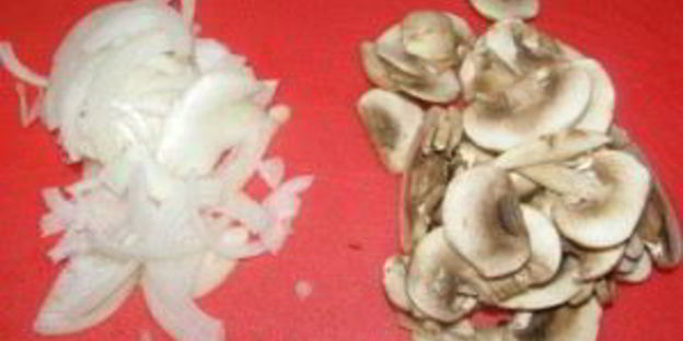 фрикасе из курицы с шампиньонами