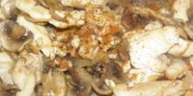 фрикасе из курицы с шампиньонами