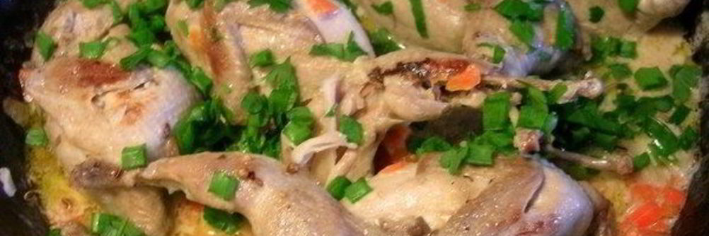 Фрикасе из куропатки