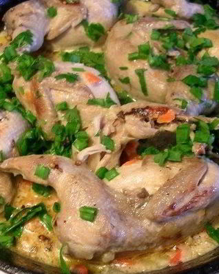 Фрикасе из куропатки