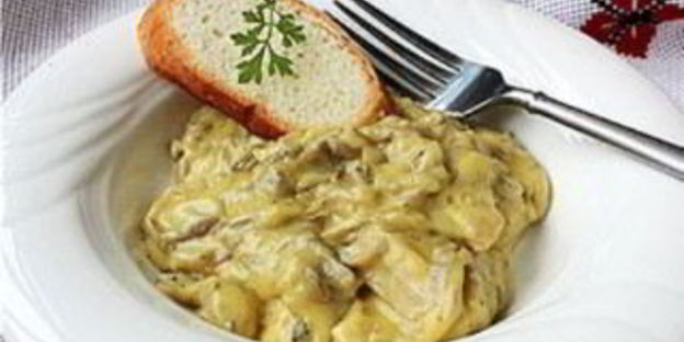 фрикасе с грибами