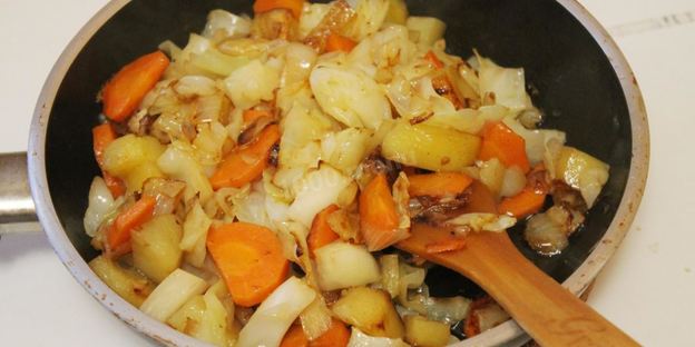 картошка капуста морковь лук рагу