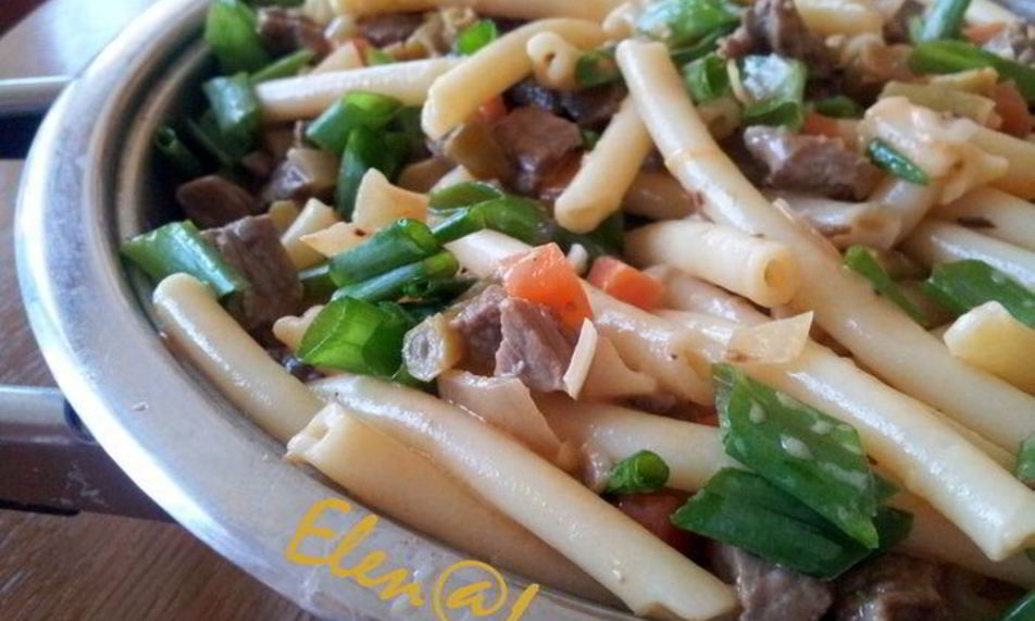 Рецепт мини-маккерончинь с аппетитным рагу