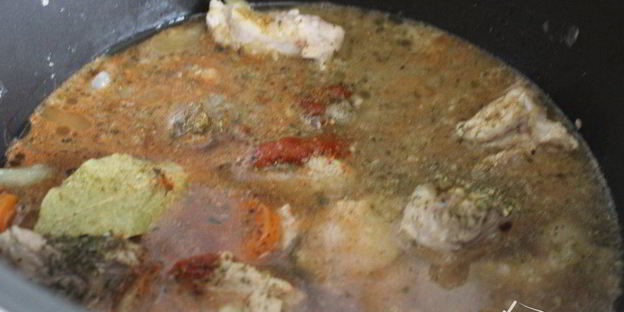 мясное рагу с фасолью