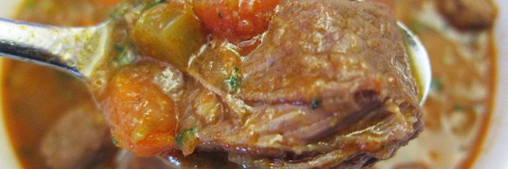 Мясное рагу с овощами