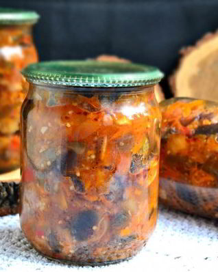 Овощное рагу с баклажанами в мультиварке