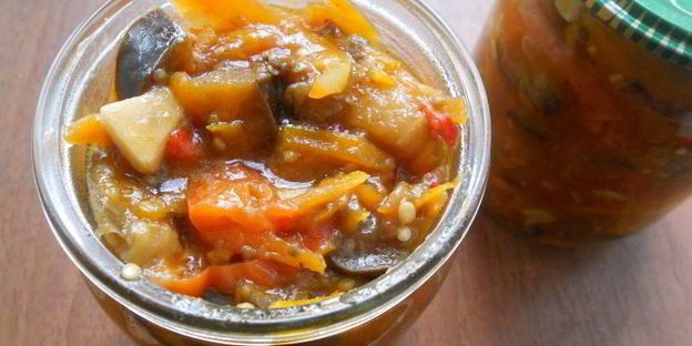 овощное рагу с баклажанами в мультиварке