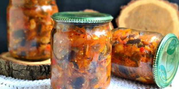 овощное рагу с баклажанами в мультиварке