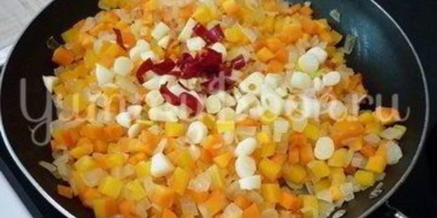 овощное рагу с фасолью