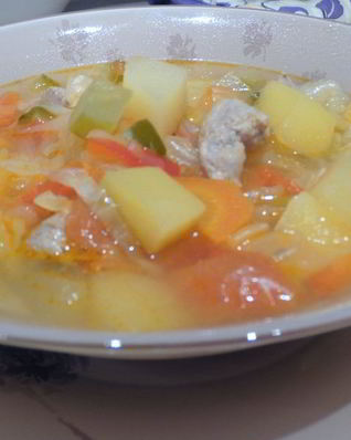 Овощное рагу с мясом