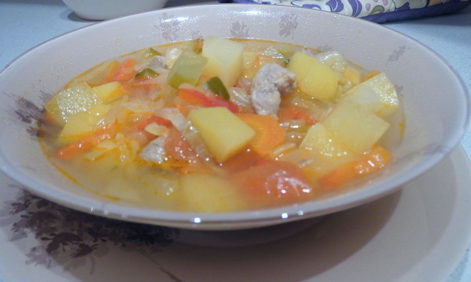 Рецепт овощного рагу с мясом