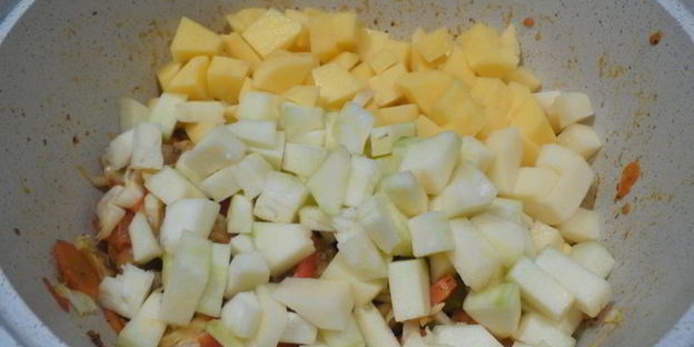 овощное рагу с мясом