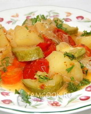 Овощное рагу в духовке