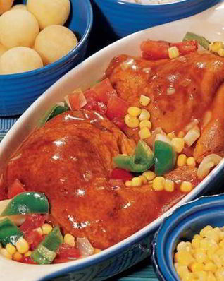 Пикантное рагу из курицы по-карибски