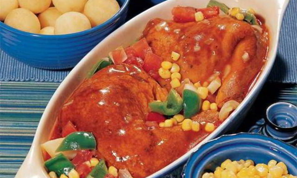 Рецепт пикантного рагу из курицы по-карибски