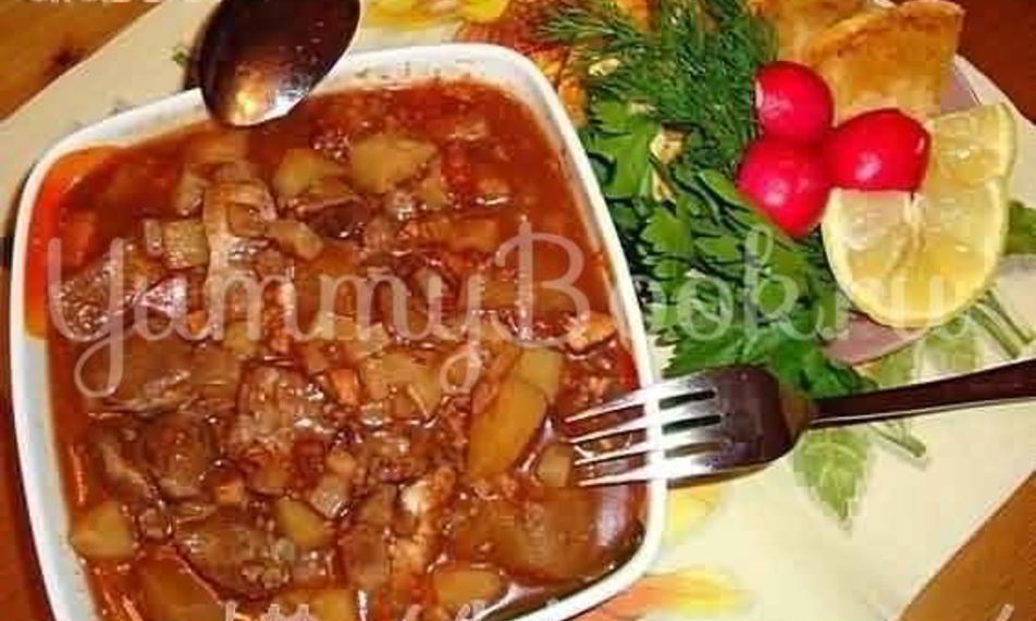 Рецепт рагу из баранины и овощей