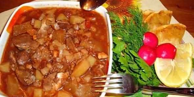 рагу из баранины и овощей