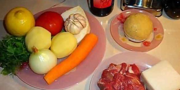 рагу из баранины и овощей