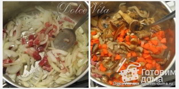 рагу из говядины с грибами