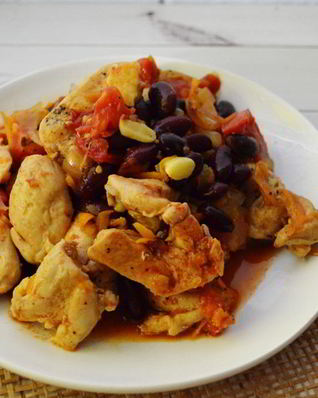 Рагу из курицы с фасолью