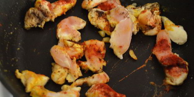 рагу из курицы с фасолью