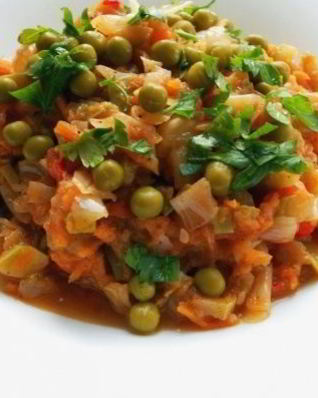 Рагу из свинины в мультиварке