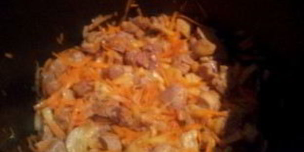 рагу из свинины в мультиварке