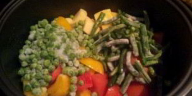 рагу из свинины в мультиварке