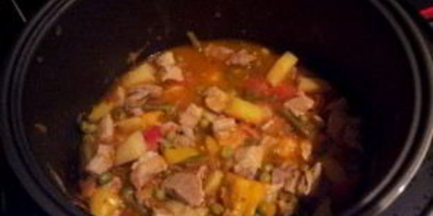 рагу из свинины в мультиварке