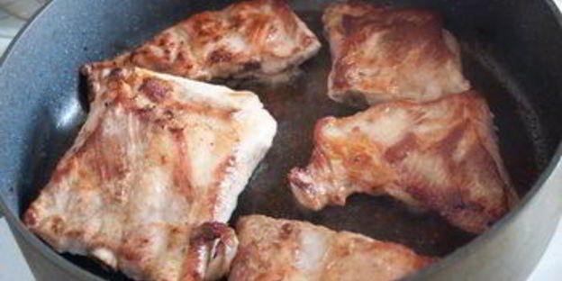 рагу из свиных ребрышек