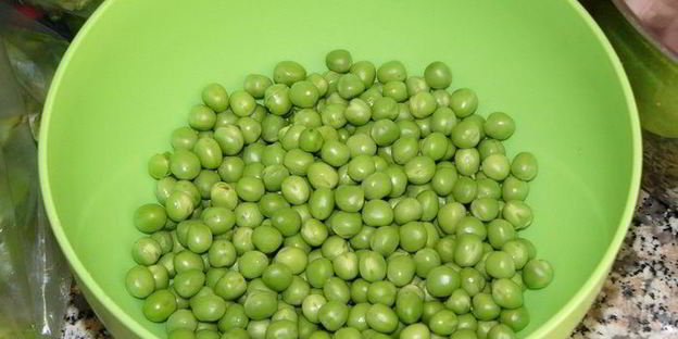 рагу из зеленого горошка с мясом