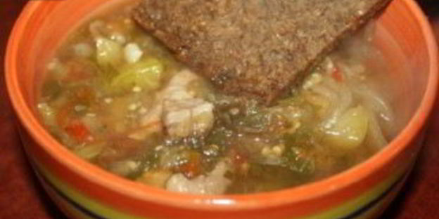 рагу овощное с телятиной