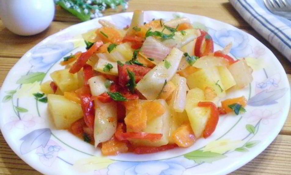 Рецепт рагу с фасолью