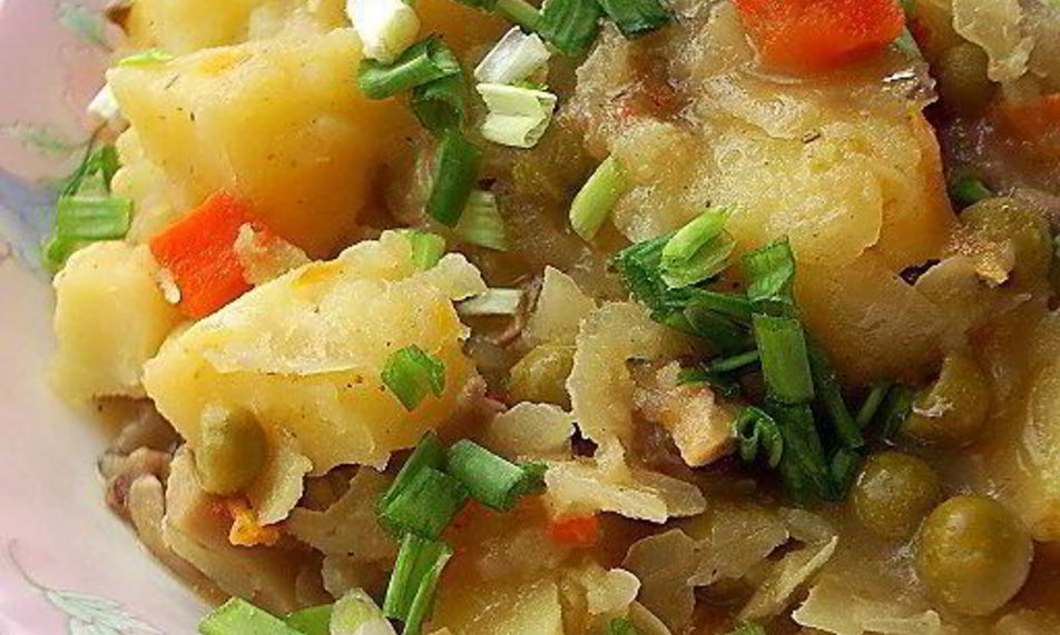 Рецепт рагу с квашеной капустой и грибами