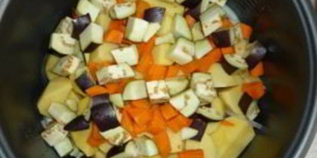 рагу с мясом в мультиварке